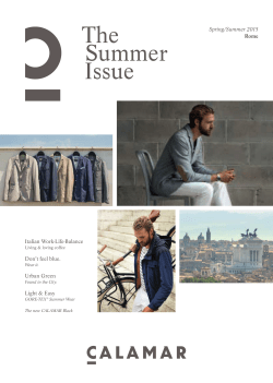 The Summer Issue Spring/Summer 2015