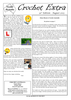 Crochet Extra Y 91 Edition - August 2013
