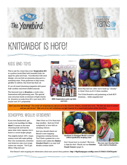Knitember is here! Kids and toys