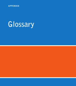 Glossary A P P E N D I X