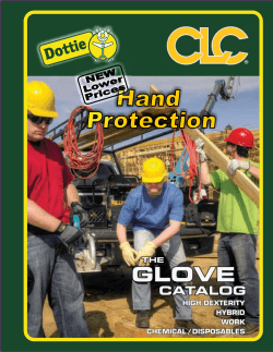 Hand Protection W r