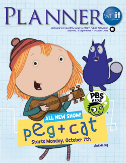 Planner ALL NEW SHOW! Starts Monday, October 7th pbskids.org