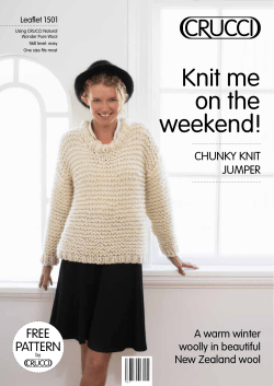 Knit me on the weekend! FREE