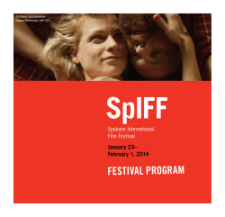 SpIFF Festival Program Spokane International Film Festival