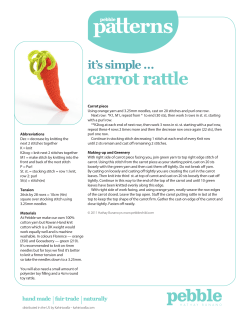 carrot rattle it’s simple …