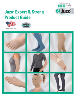 Juzo Expert &amp; Strong Product Guide 100