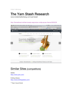 The Yarn Stash Research Similar Sites  (competitors)