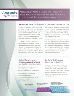 Alessandra Yarns delivers the industry’s most innovative textile solutions for luxury,