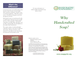 What’s the Difference? HANDCRAFTED SOAPMAKERS