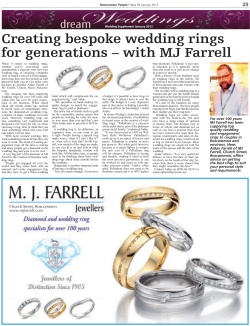 Creating bespoke wedding rings for generations – with MJ Farrell 29