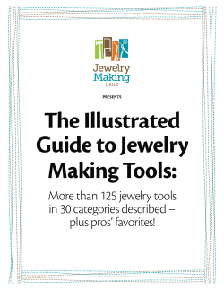The Illustrated Guide to Jewelry Making Tools: More than 125 jewelry tools