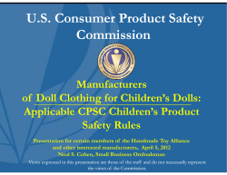 U.S. Consumer Product Safety yy Commission
