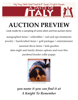 AUCTION PREVIEW