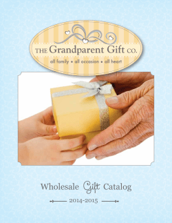 Gift  Catalog Wholesale 1 2014-2015