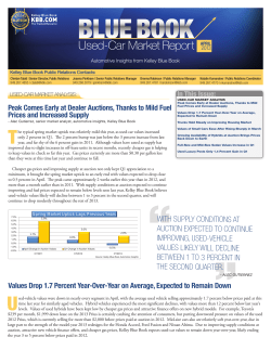 Used-Car  Market  Report