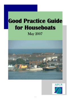 Good Practice Guide for Houseboats  May 2007