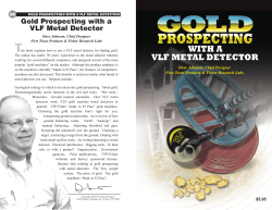 T Gold Prospecting with a VLF Metal Detector 56