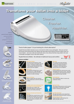 Transform your toilet into a bidet Cleaner. Fresher. Healthier.