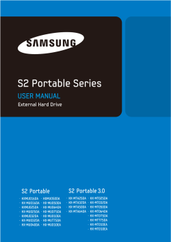 S2 Portable Series USER MANUAL S2  Portable 3.0 S2  Portable
