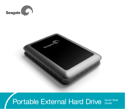 Portable External Hard Drive Quick Start Guide