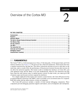 2 Overview of the Cortex-M3 CHAPTER