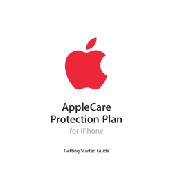 AppleCare Protection Plan for iPhone Getting Started Guide