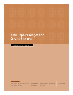 Auto Repair Garages and Service Stations  |