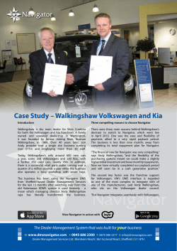 Case Study – Walkingshaw Volkswagen and Kia