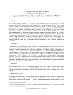 CALCIUM LIGNOSULFONATE (40-65)