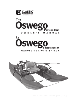 Oswego The Le Pontoon Boat