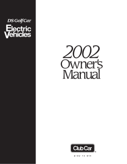 2002 Owner’s Manual E
