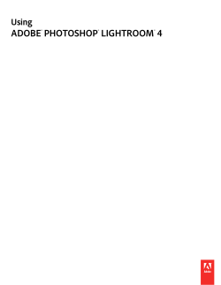 ADOBE PHOTOSHOP LIGHTROOM 4