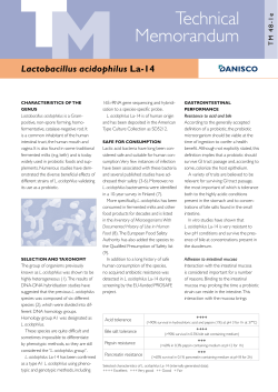 Lactobacillus acidophilus 48-1e TM