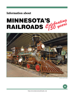 MINNESOTA&rsquo;S RAILROADS Celebrating 150 years