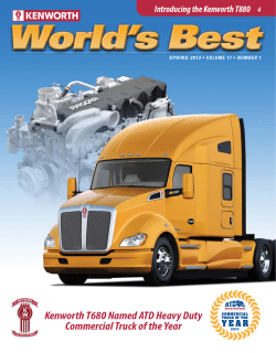 Kenworth T680 Named ATD Heavy Duty Commercial Truck of the Year 4