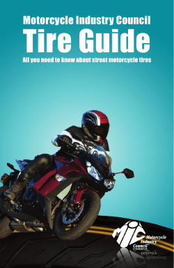 Tire Guide Motorcycle Industry Council Motorcycle Industry Council Tire Guide