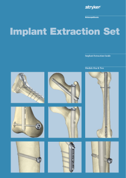 Implant Extraction Set  Implant Extraction Guide Module One &amp; Two