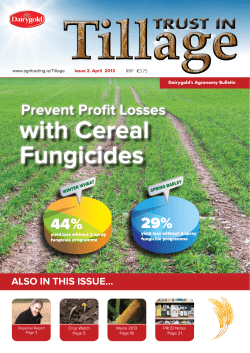 with Cereal Fungicides 29% 44%