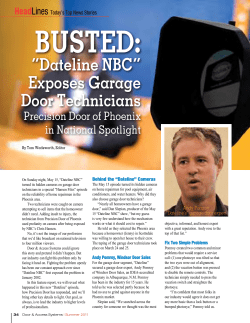 Busted: “dateline NBC” exposes Garage door technicians