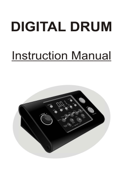 DIGITAL DRUM Instruction Manual