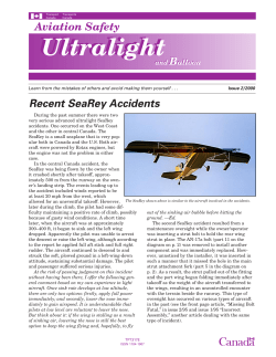 Ultralight Aviation Safety Recent SeaRey Accidents B