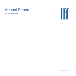 Annual Report At 31 December 2013 108 financial year