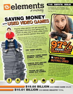 . So Playing video games can get expensive,