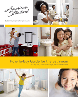 How-To-Buy Guide for the Bathroom Bathrooms, they’re what life’s made of 1