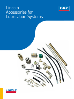 Lincoln Accessories for Lubrication Systems