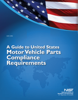 Motor Vehicle Parts Compliance Requirements A Guide to United States