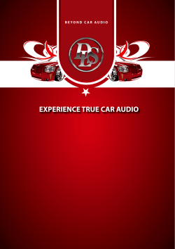 EXPERIENCE TRUE CAR AUDIO