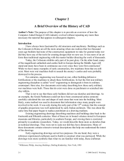 Chapter 2 A Brief Overview of the History of CAD