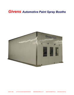 Givens Automotive Paint Spray Booths