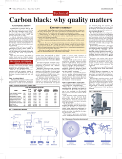 Carbon black: why quality matters Executive summary 16